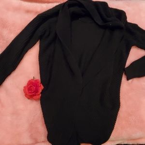 Knit oversized cardigan